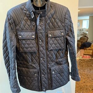 Belstaff Quilted Black Field Jacket